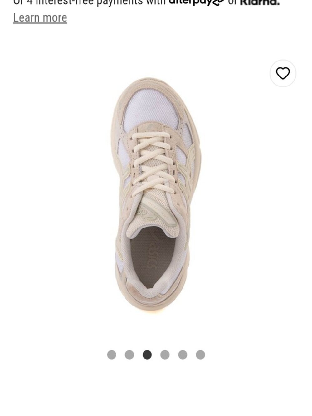 ASICS RUNNING SHOES (White / Birch) - Picture 2 of 8